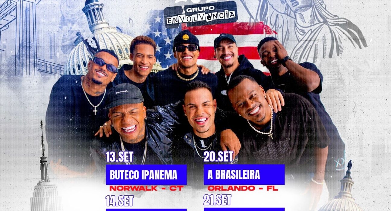 Grupo Envolvência leva o melhor do samba e pagode em turnê pelos EUA Música