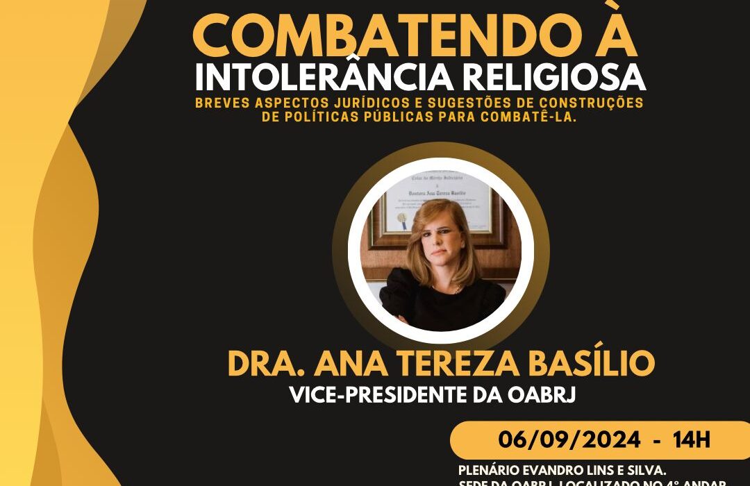 Combatendo a Intolerância Religiosa Rio de janeiro