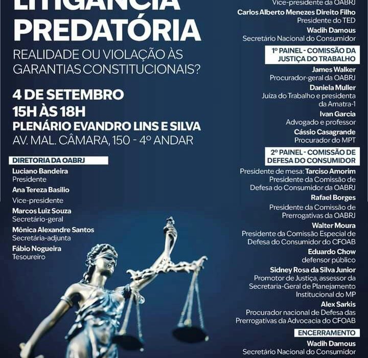 Litigancia Predatória Rio de janeiro