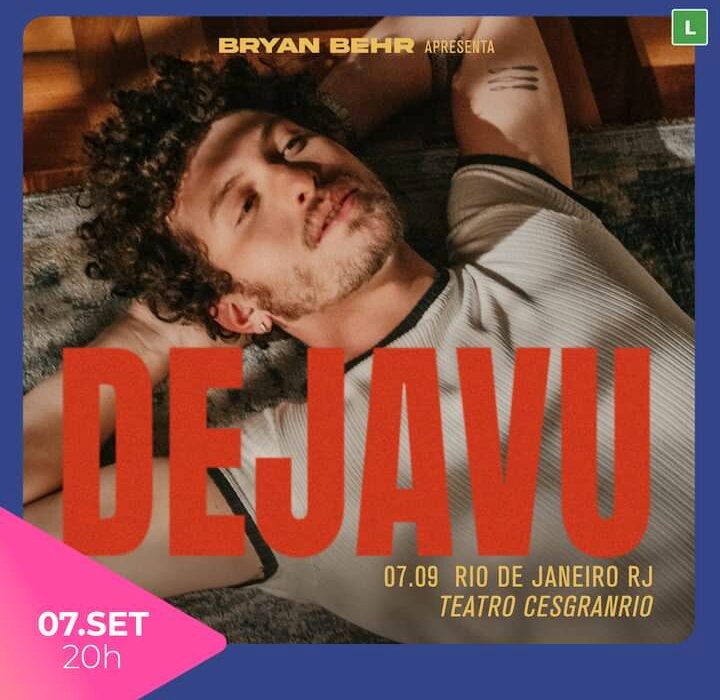 Bryan Behr- Dejavu Tour, no Teatro Cesgranrio Rio de janeiro