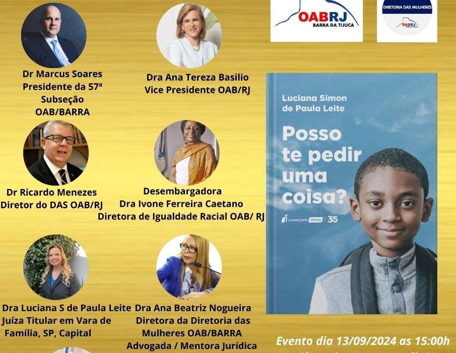 Lançamento e palestras Rio de janeiro