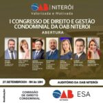 I Congresso de Direito e Gestão Condominial da OAB Niterói Rio de janeiro