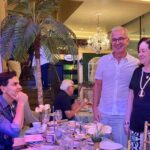 Fabio Judice e Gabriel Chalita, na plateia da Julieta de Serpa Rio de janeiro