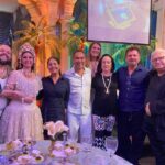 Fabio Judice e Gabriel Chalita, na plateia da Julieta de Serpa Rio de janeiro