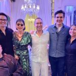 Fabio Judice e Gabriel Chalita, na plateia da Julieta de Serpa Rio de janeiro