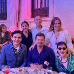 Fabio Judice e Gabriel Chalita, na plateia da Julieta de Serpa Rio de janeiro