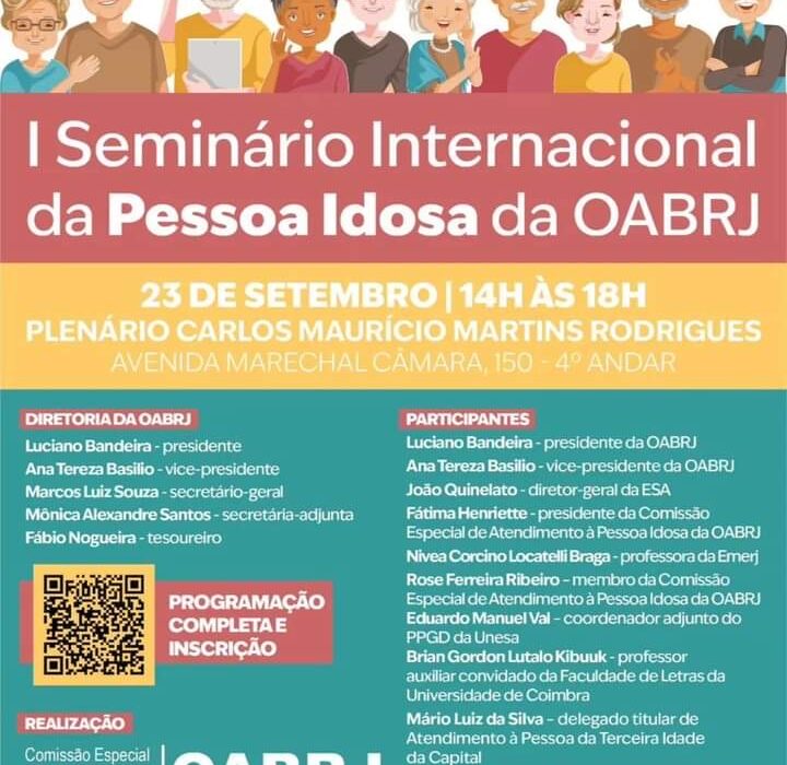 I Seminário Internacional da Pessoa Idosa da OAB-RJ Rio de janeiro