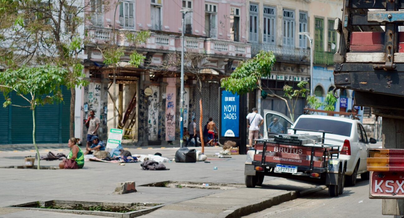 Abandono da rua Camerino Rio de janeiro