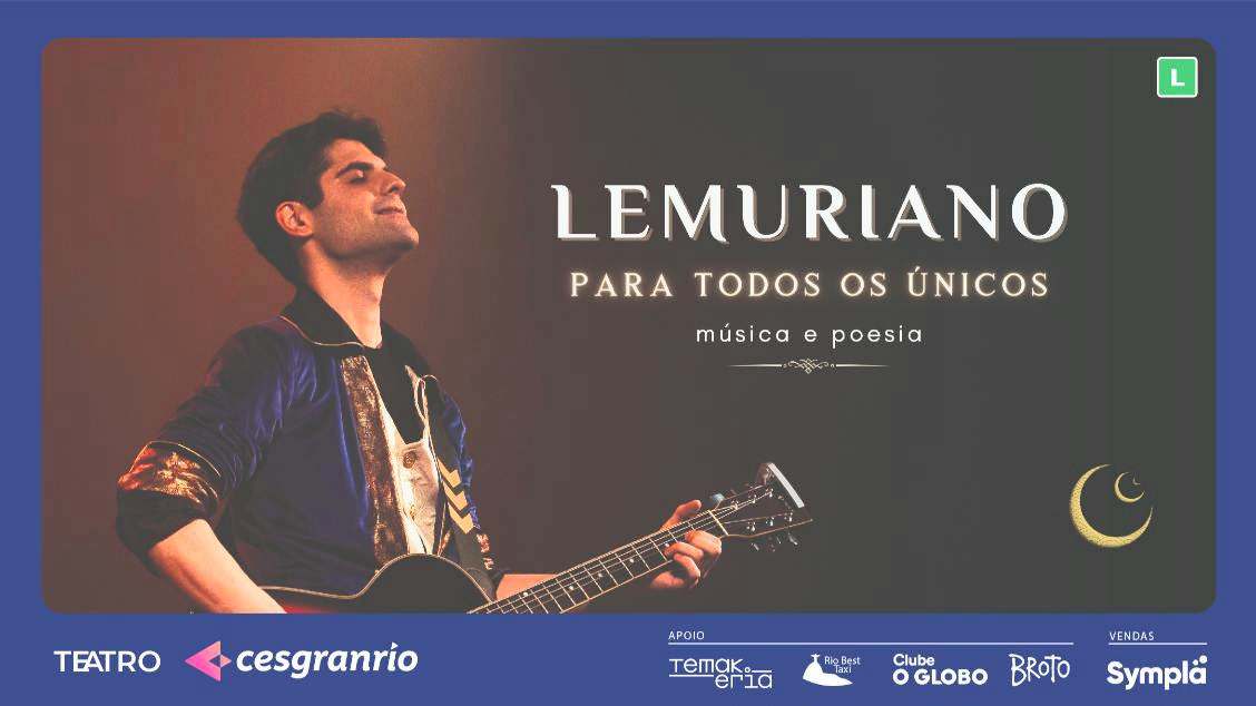 O grupo Lemuriano, no Teatro Cesgranrio Rio de janeiro