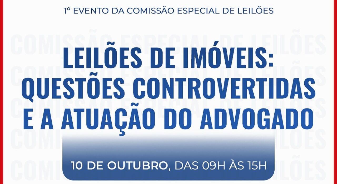Evento da Comissão Especial de Leilões. Rio de janeiro