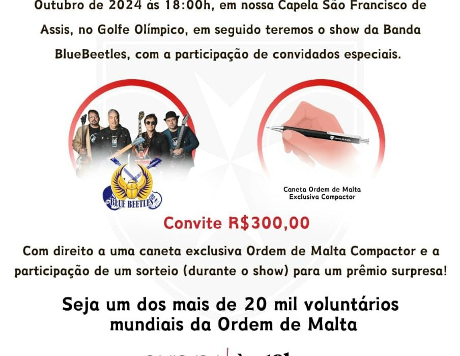 Evento Beneficente Ordem de Malta Rio de janeiro
