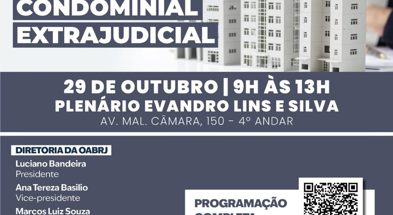 Atualidades do Direito Imobiliário e Condominial Extrajudicial Rio de janeiro