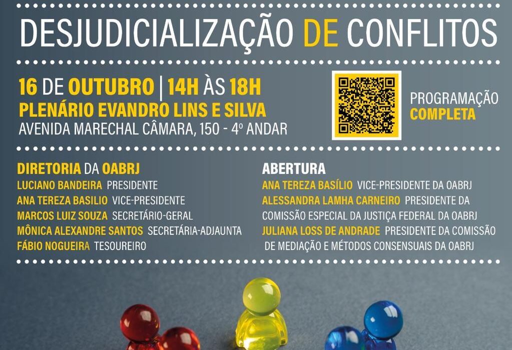 "Desjudicialização de Conflitos Rio de janeiro