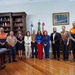 Com as bombeiras militares Rio de janeiro