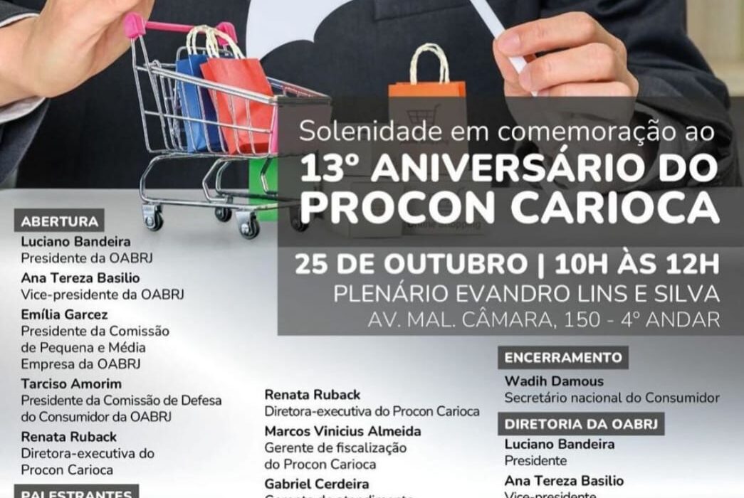 Aniversário do PROCON carioca Rio de janeiro