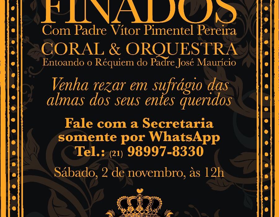 Celebração do Dia de Finados Rio de janeiro