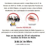 Ordem de Malta: Evento Beneficente Rio de janeiro