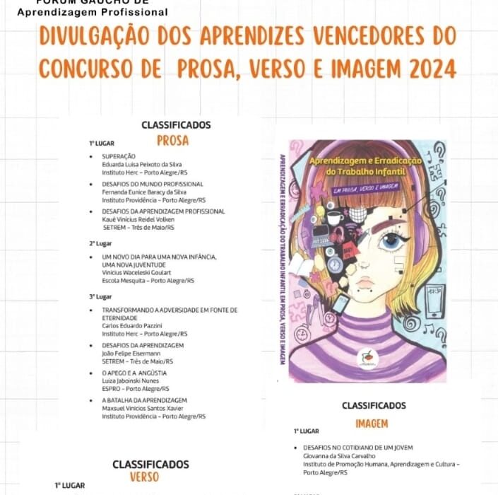 Jovem aprendiz do Instituto Crescer Legal conquista primeiro lugar em concurso literário Cultura