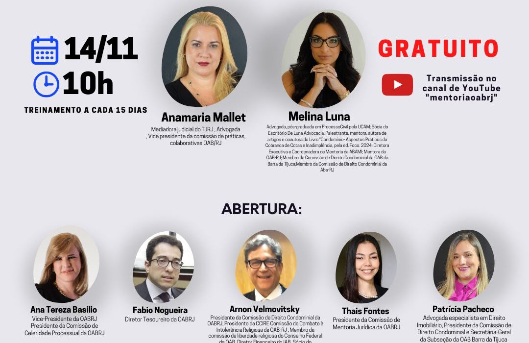 Treinamento Permanente em Direito Condominial Rio de janeiro