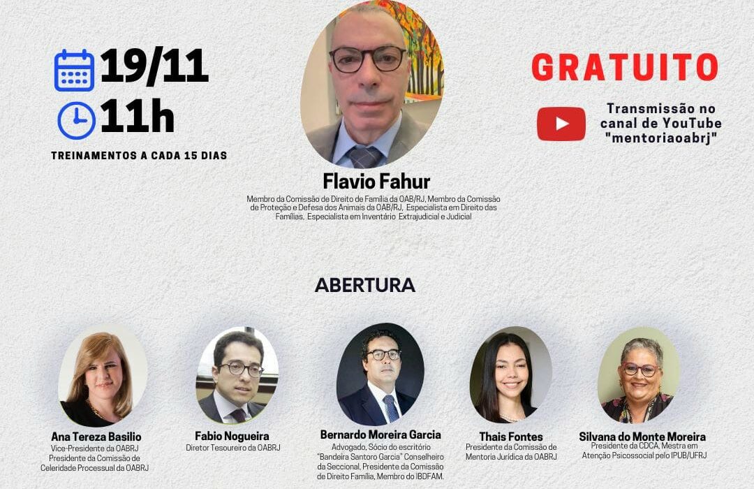 Direito de Família e a Família Multiespécie. Rio de janeiro