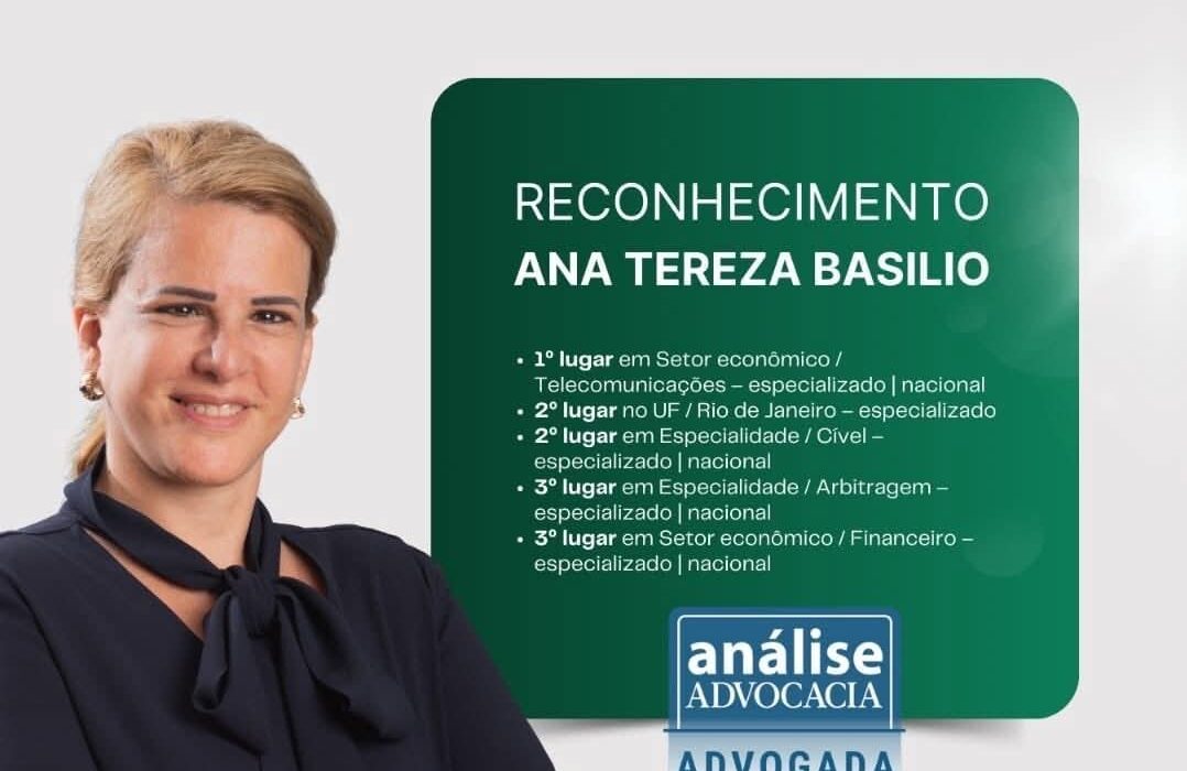 Reconhecimento: Advogada mais admirada Rio de janeiro