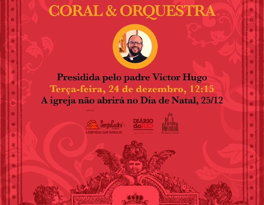 Missa de Natal, no dia 24. Rio de janeiro