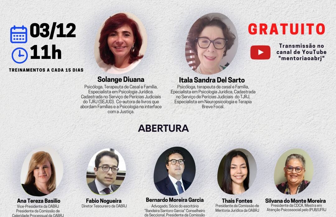 Treinamento Permanente em Direito de Família Rio de janeiro