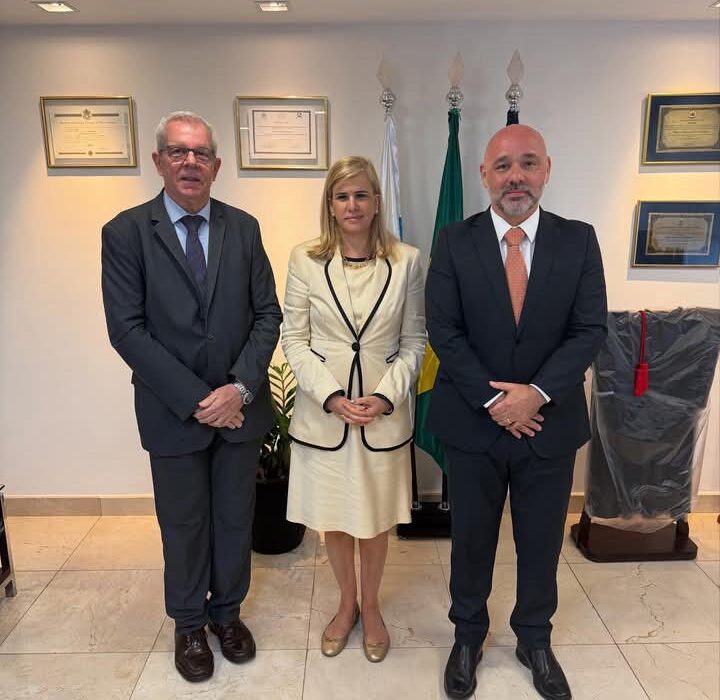 Com o presidente do TCE-RJ. Rio de janeiro