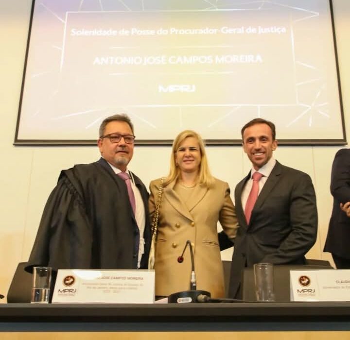 Ana Tereza Basílio, na posse do Procurador-Geral de Justiça Rio de janeiro