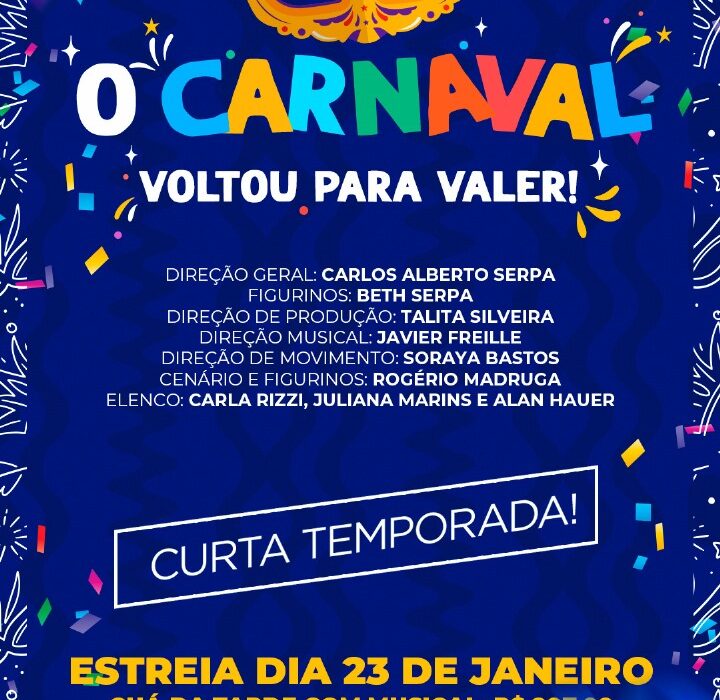 Chá Musical de Carnaval, na Julieta de Serpa Rio de janeiro