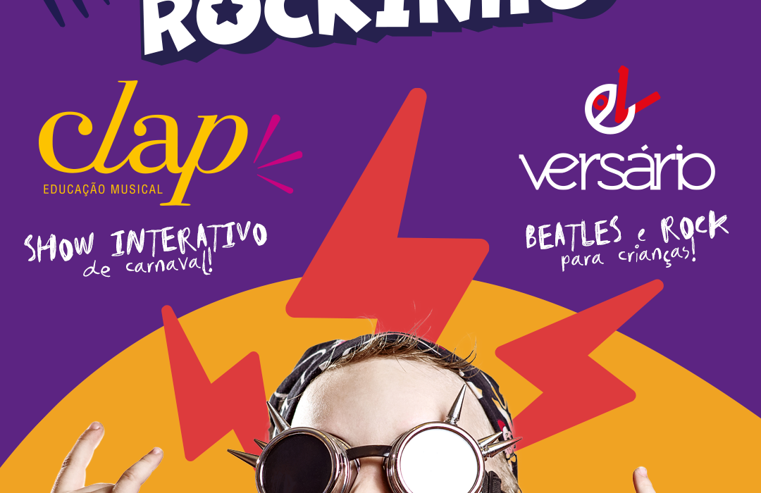 Primeira edição do CarnaRockinho promete unir carnaval e rock para os pequenos, neste domingo (23) Carnaval