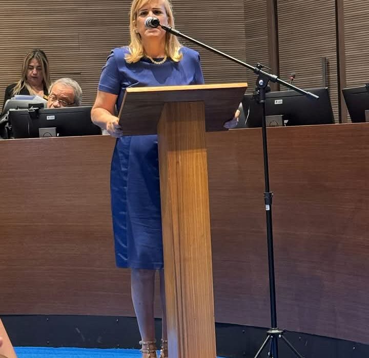 Ana Tereza Basílio, na posse da nova desembargadora, Cláudia Corrêa. Rio de janeiro