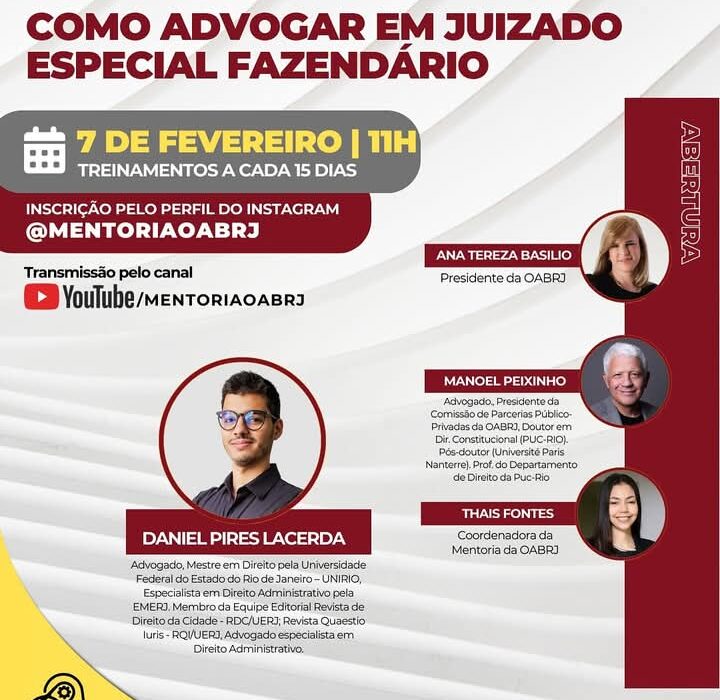 Treinamento Permanente em Direito Público. Rio de janeiro