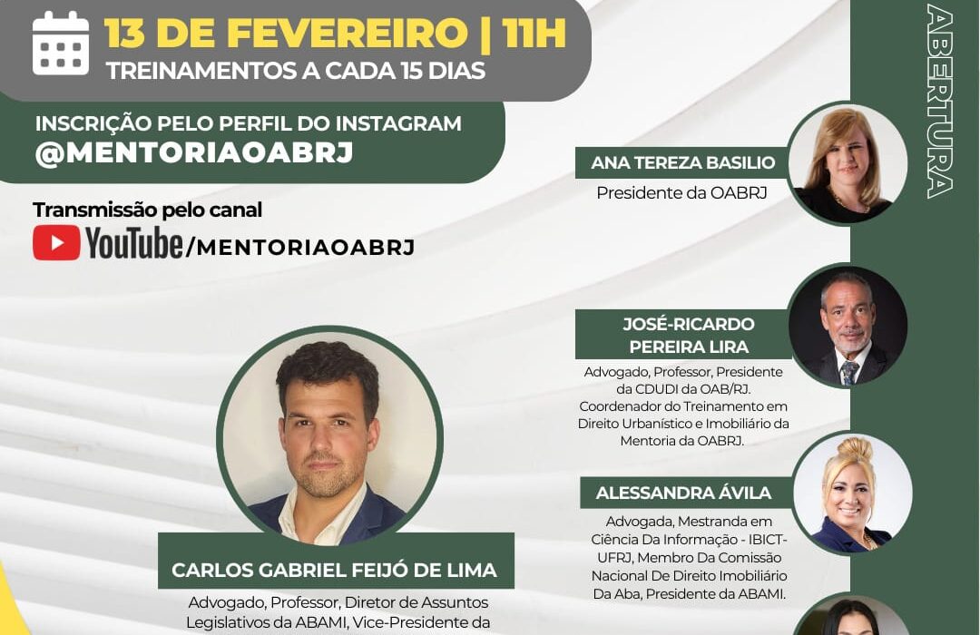 Treinamento Permanente em Direito Urbanístico e Imobiliário Rio de janeiro