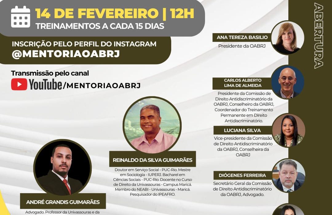 Treinamento Permanente em Direito Antidiscriminatório Rio de janeiro