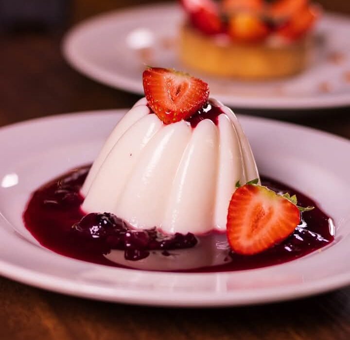 Pudim de Coco, no Almoço Executivo. Rio de janeiro