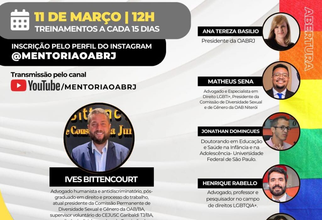 Treinamento Permanente em Direito LGBTI+ Rio de janeiro
