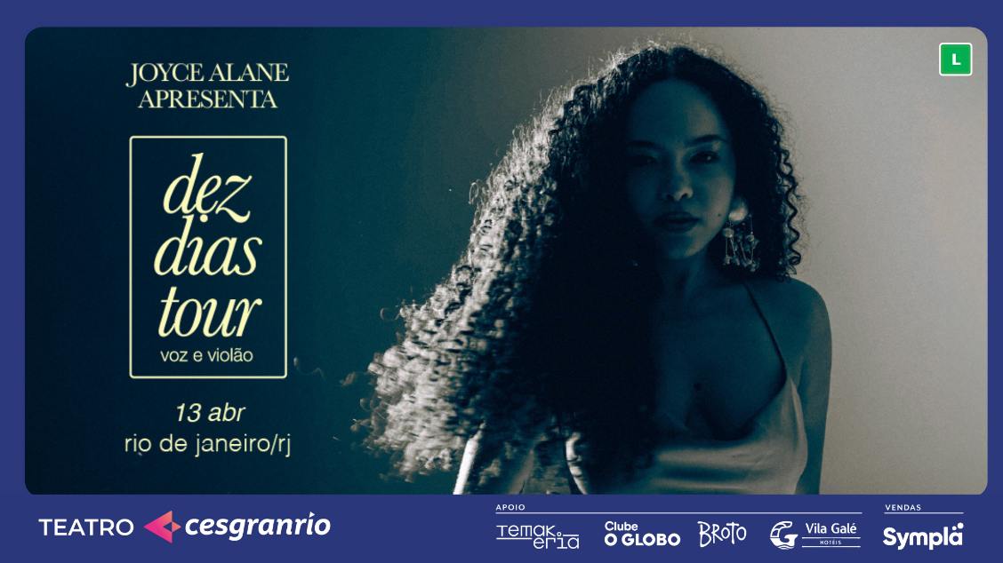 Joyce Alane, no Teatro Cesgranrio Rio de janeiro