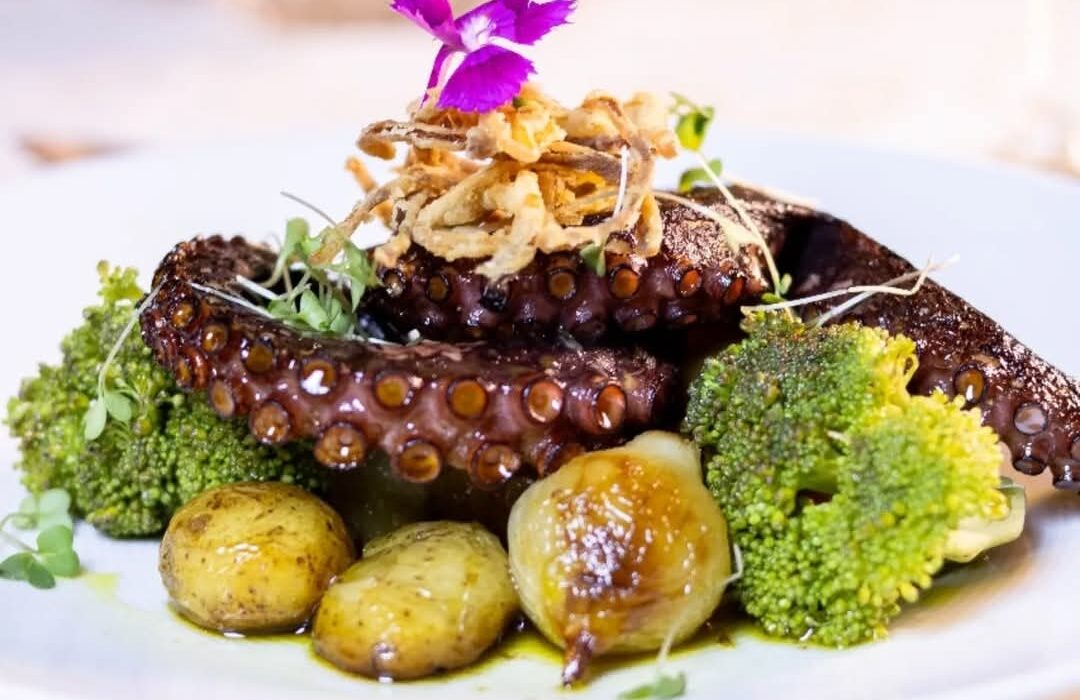 Polvo Grelhado, na Páscoa Rio de janeiro