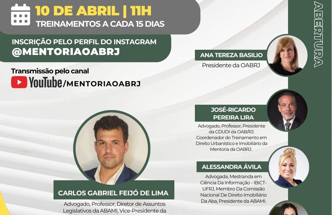 Treinamento Permanente em Direito Urbanístico e Imobiliário Rio de janeiro