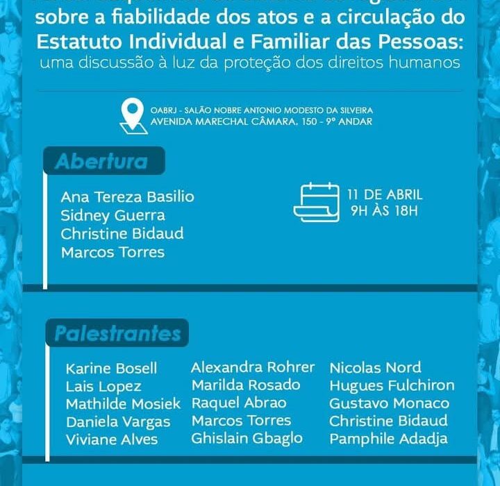 Seminário, na OAB-RJ Rio de janeiro