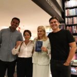 Ana Tereza Basílio, no lançamento do livro de Eurico Teles. Rio de janeiro