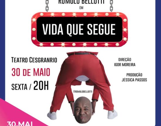 "Vida que segue", no Teatro Cesgranrio Eventos