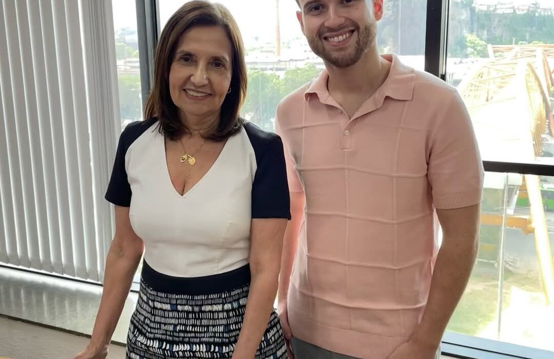 Martha Rocha e Leo Lupi, no Programa Conexão de Valores, na Rádio Catedral Rio de janeiro