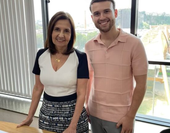 Martha Rocha e Leo Lupi, no Programa Conexão de Valores, na Rádio Catedral Rio de janeiro