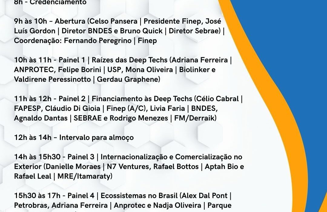I Seminário DEEP TECH Brasil Rio de janeiro