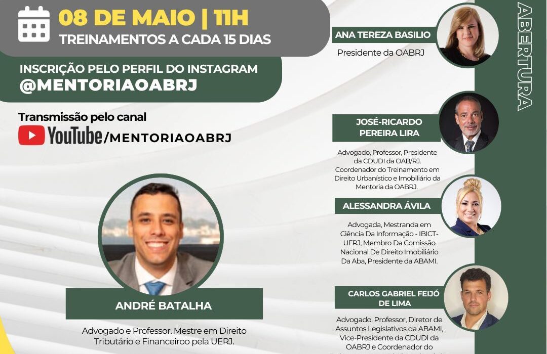 Treinamento Permanente em Direito Urbanístico e Imobiliário Rio de janeiro