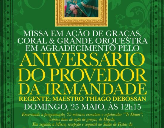 Aniversário do Provedor da Irmandade Rio de janeiro
