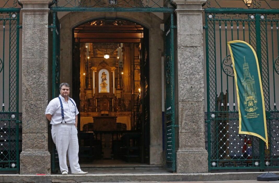 Dia das Mães, na igreja de Nossa Senhora da Lapa dos Mercadores Rio de janeiro