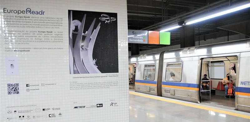 Exposição FOTCIENCIA20 no Metrô de Brasília Exposição